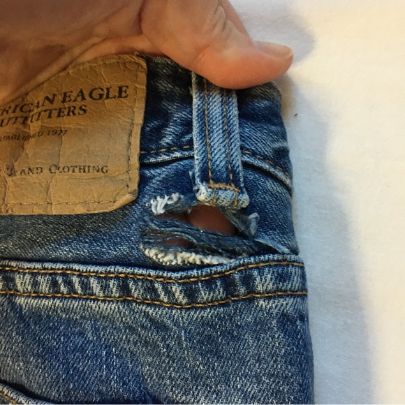 Y2K American Eagle Outfitters Low Rise Flare Jeans, 4 - Picture 5 of 9